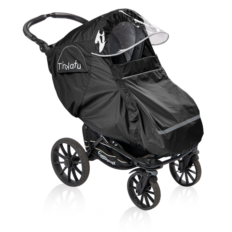 Tinkafu Regntrekk med skjerm Svart