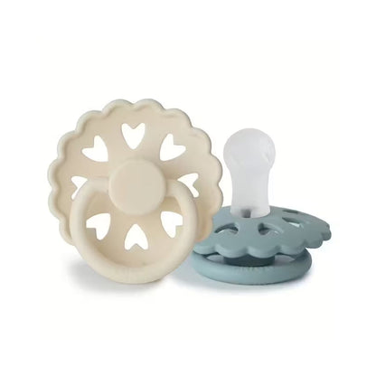 Frigg Fairytale Smokk Silikon Str 1 - Cream/Blue