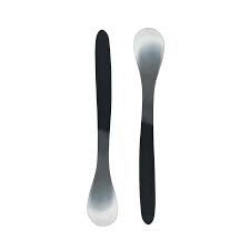 Najell Spiseskje 2-pakk i Silikon - Moonstone Black