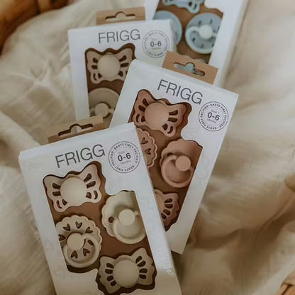 Frigg Babys første smokk Blomsterhjerte - Blush