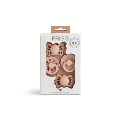 Frigg Babys første smokk Blomsterhjerte - Blush