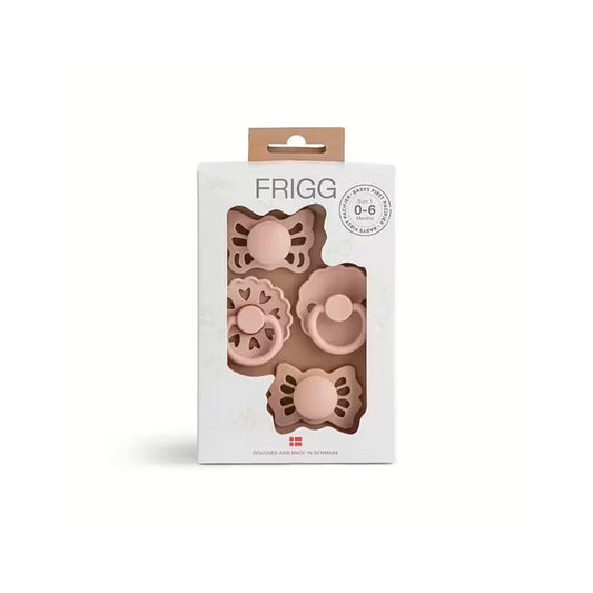 Frigg Babys første smokk Blomsterhjerte - Blush