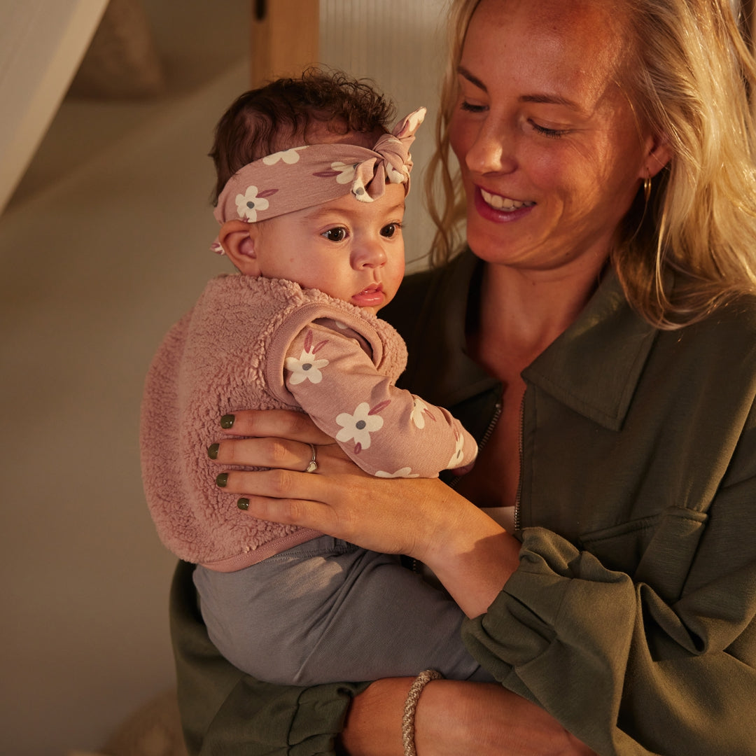 Dirkje Babysett 3pk med Hodebånd - Rosa