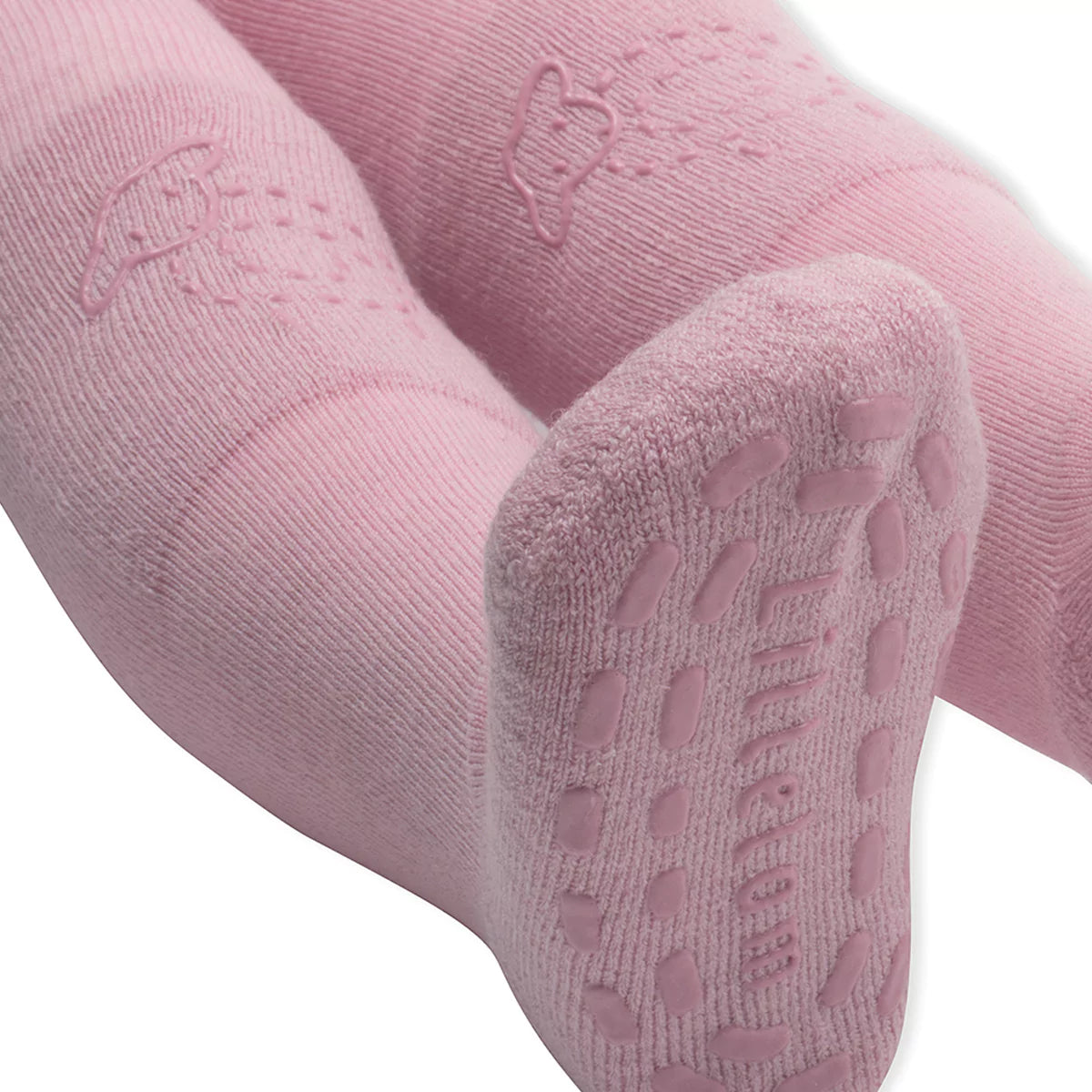 Lillelam Ullstrømpebukse Antiskli - Lyng