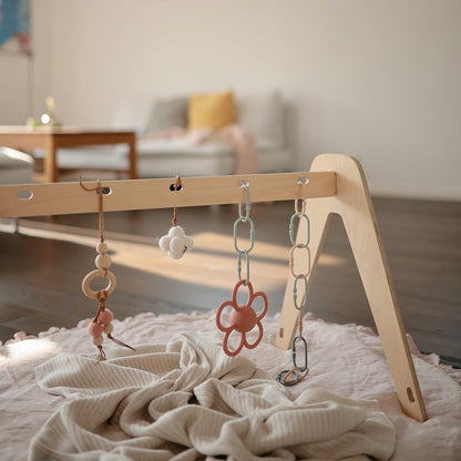 Mushie Biteleke Rangle Daisy Soft Lilla