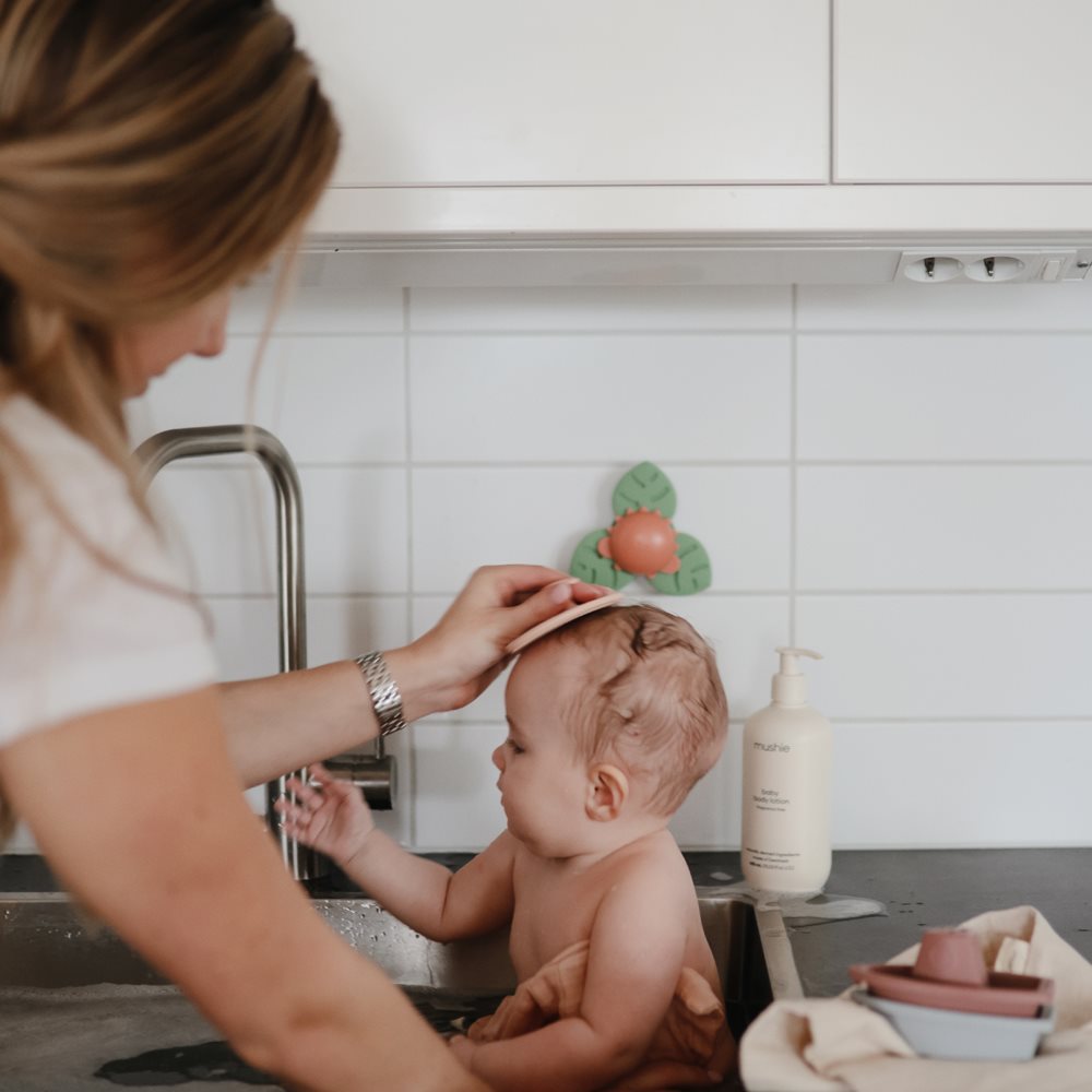 Mushie Silikon Spinner Toy Dino