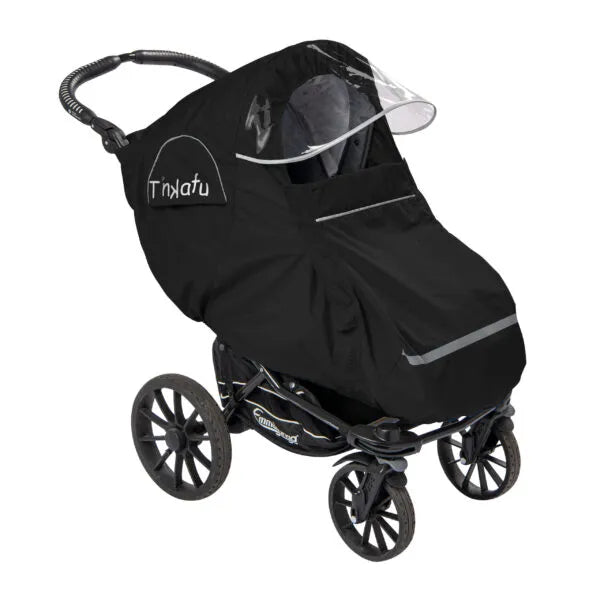 Tinkafu Regntrekk med skjerm Svart