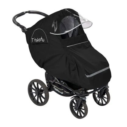 Tinkafu Regntrekk med skjerm Svart