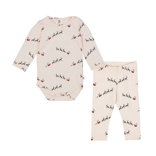 Müsli Santa Body og Bukse Pink