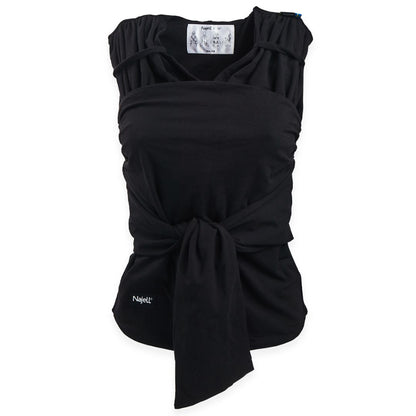 Najell Ferdigknyttet Bæresjal - Charcoal Svart