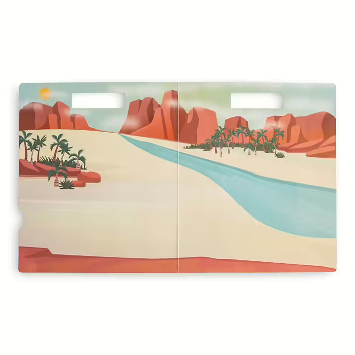 Mushie Gjenbrukbart klistremerkesett Dino