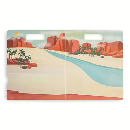 Mushie Gjenbrukbart klistremerkesett Dino