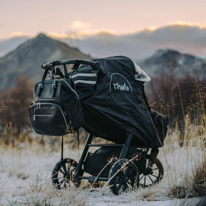 Tinkafu Regntrekk med skjerm Svart