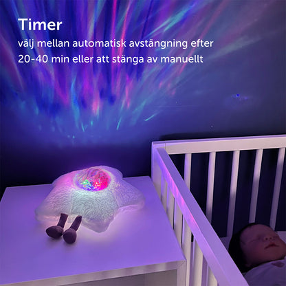Zazu Projektor Gaia Galaxy Hvit