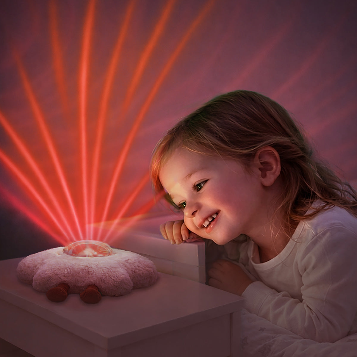 Zazu Projektor Gaia Galaxy Hvit
