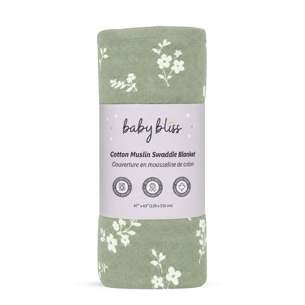 Baby Bliss Swaddle Musselinteppe Blooming Daisy