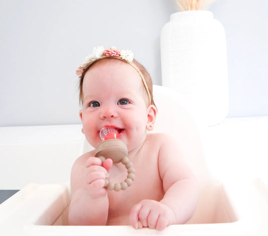 Baby Bliss Matsmokk i Silikon - Sage