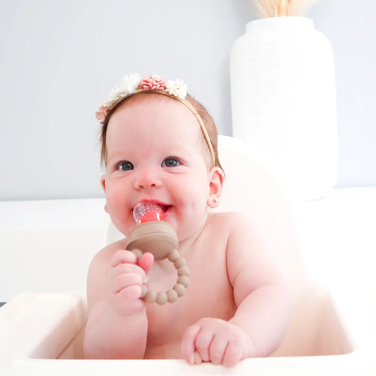 Baby Bliss Matsmokk i Silikon - Blå
