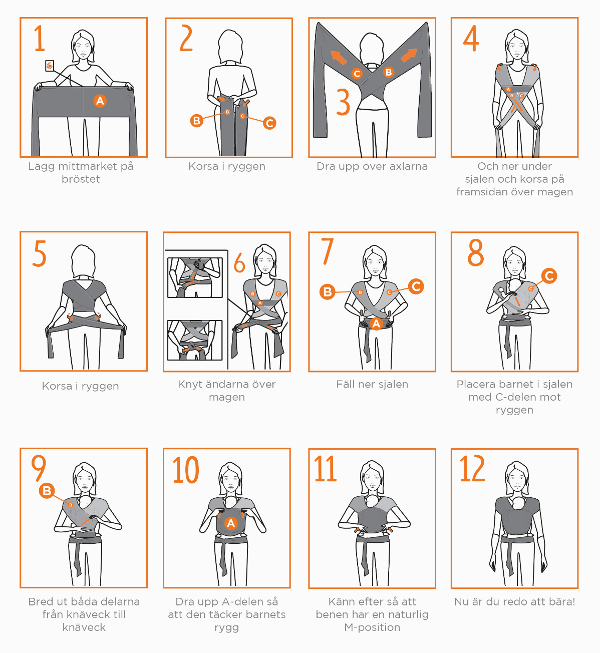 Ergobaby Aura Bæresjal  - Camel Harvest