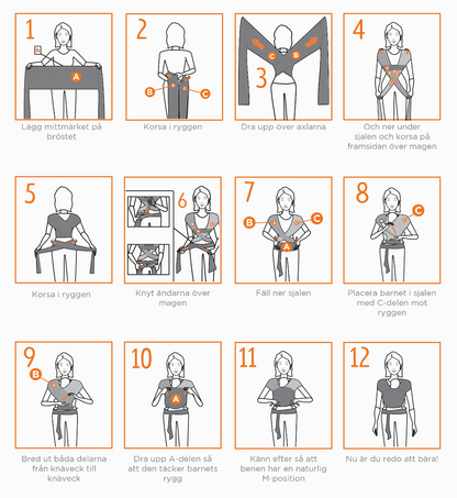 Ergobaby Aura Bæresjal  - Camel Harvest