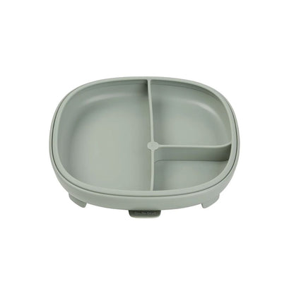 B.box 2-i-1 Tallerken med sugekopp Sage