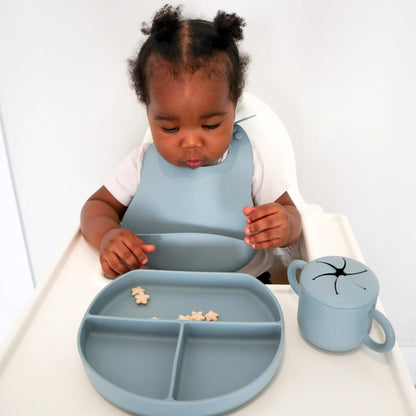 Baby Bliss Silikon Tallerken Sage