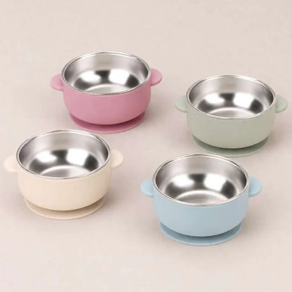 Baby Bliss Spisesett i Rustfritt Stål Dusty Teal