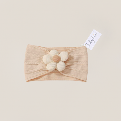 Baby Bliss Baby Flower Headband Sand