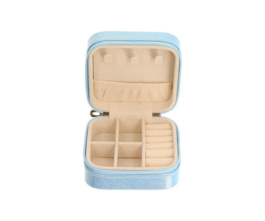 Tutete Liten Glitter Smykkeskrin Blå