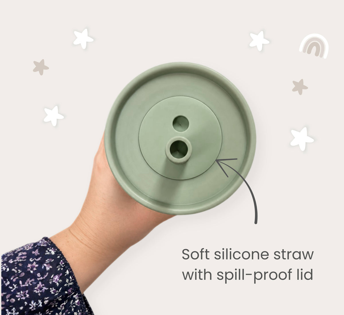 Baby Bliss Drikkekopp i rustfritt stål - Blue