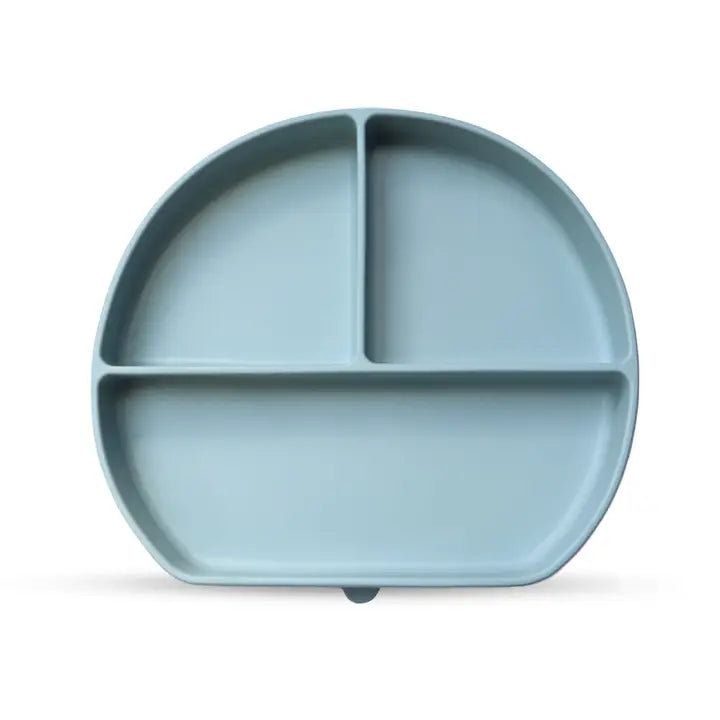 Baby Bliss Silikon Tallerken Blue