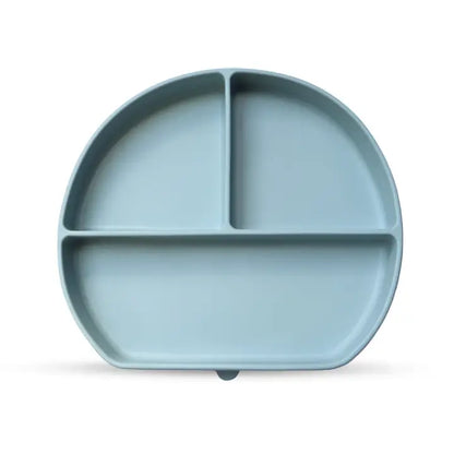Baby Bliss Silikon Tallerken Blue