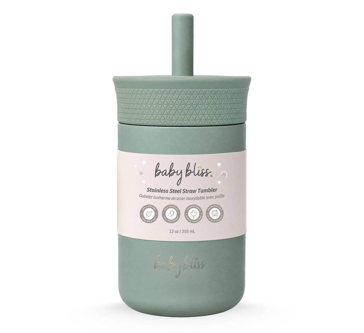 Baby Bliss Drikkekopp i rustfritt stål - Sag