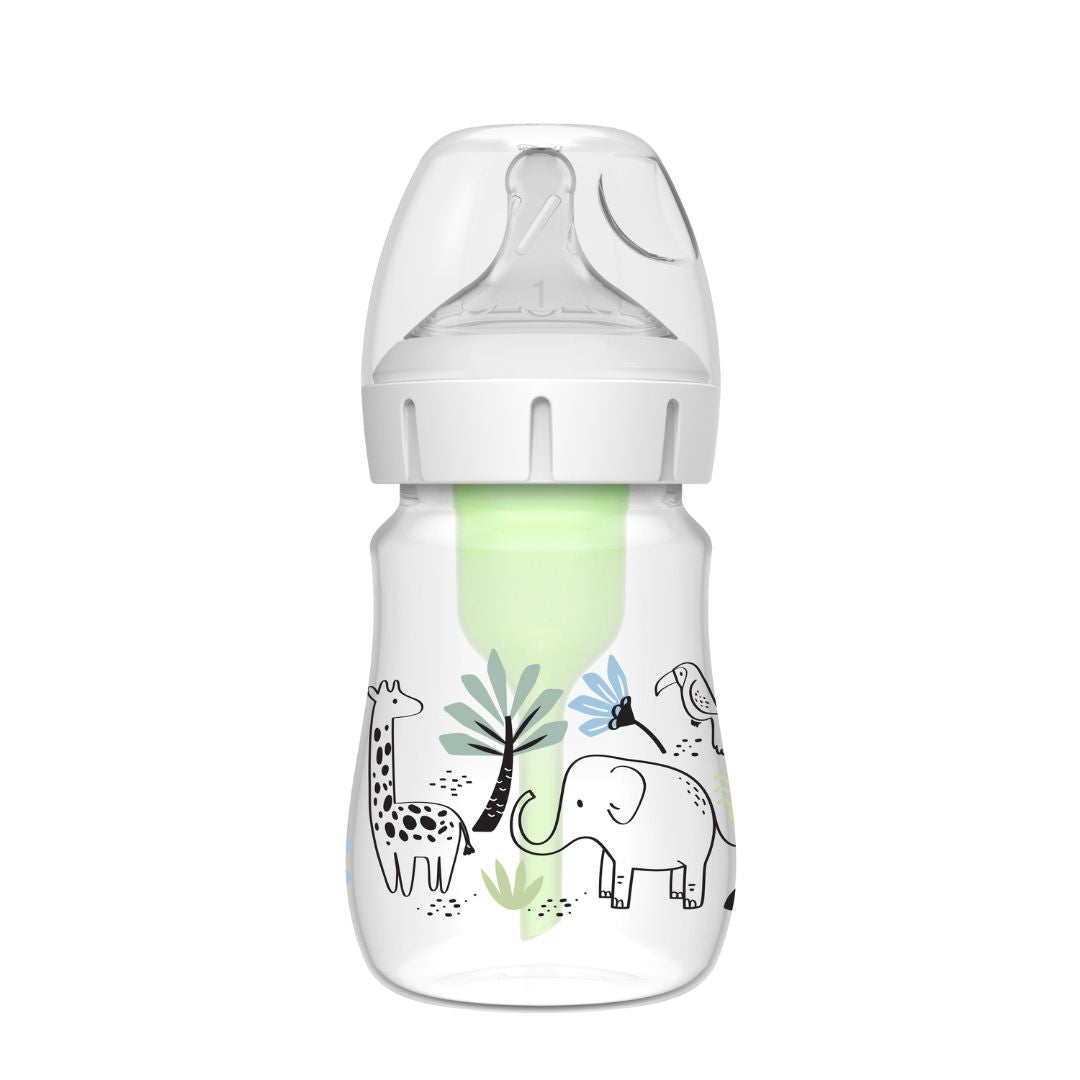Dr Browns Wideneck Tåteflaske 150 ml - Jungel