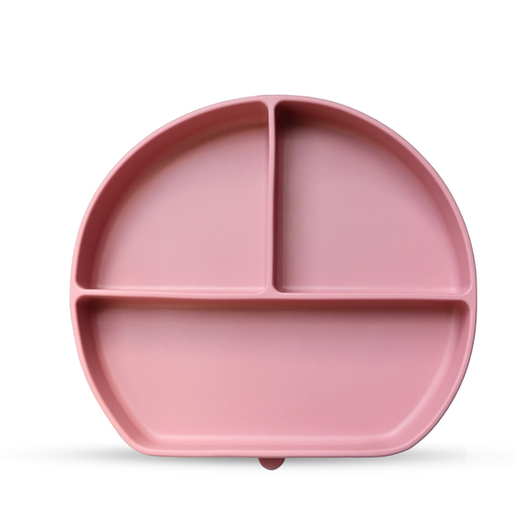 Baby Bliss Silikon Tallerken Rosa