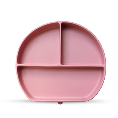 Baby Bliss Silikon Tallerken Rosa