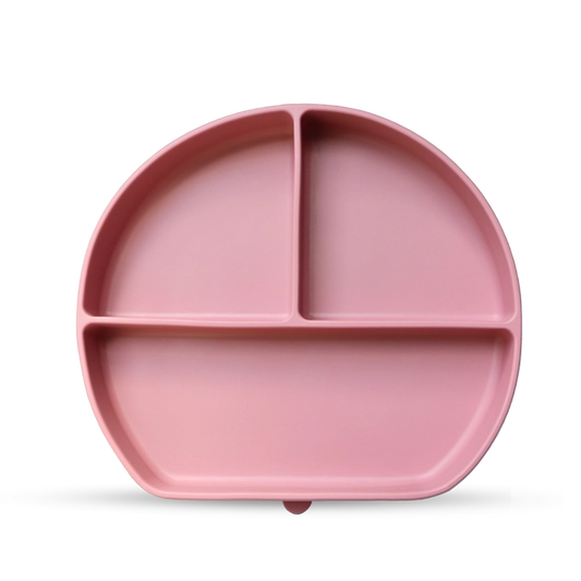 Baby Bliss Silikon Tallerken Rosa