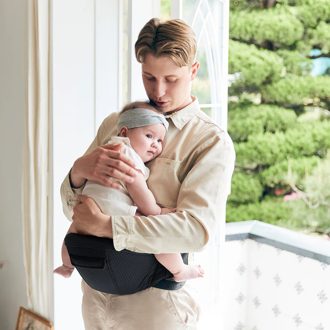 Ergobaby Alta Hoftebæresele Onyx Black