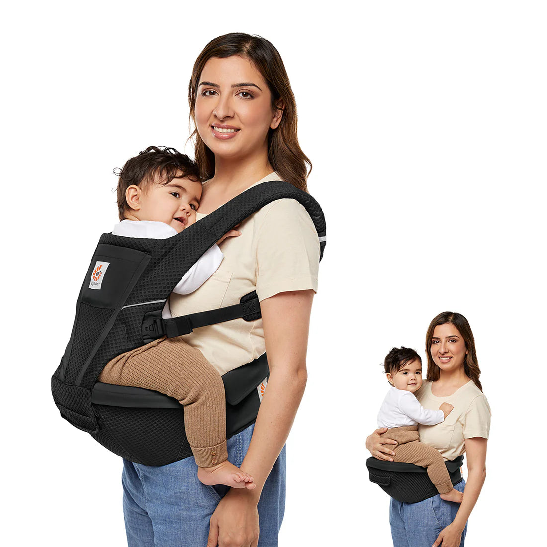 Ergobaby Alta Hoftebæresele Onyx Black