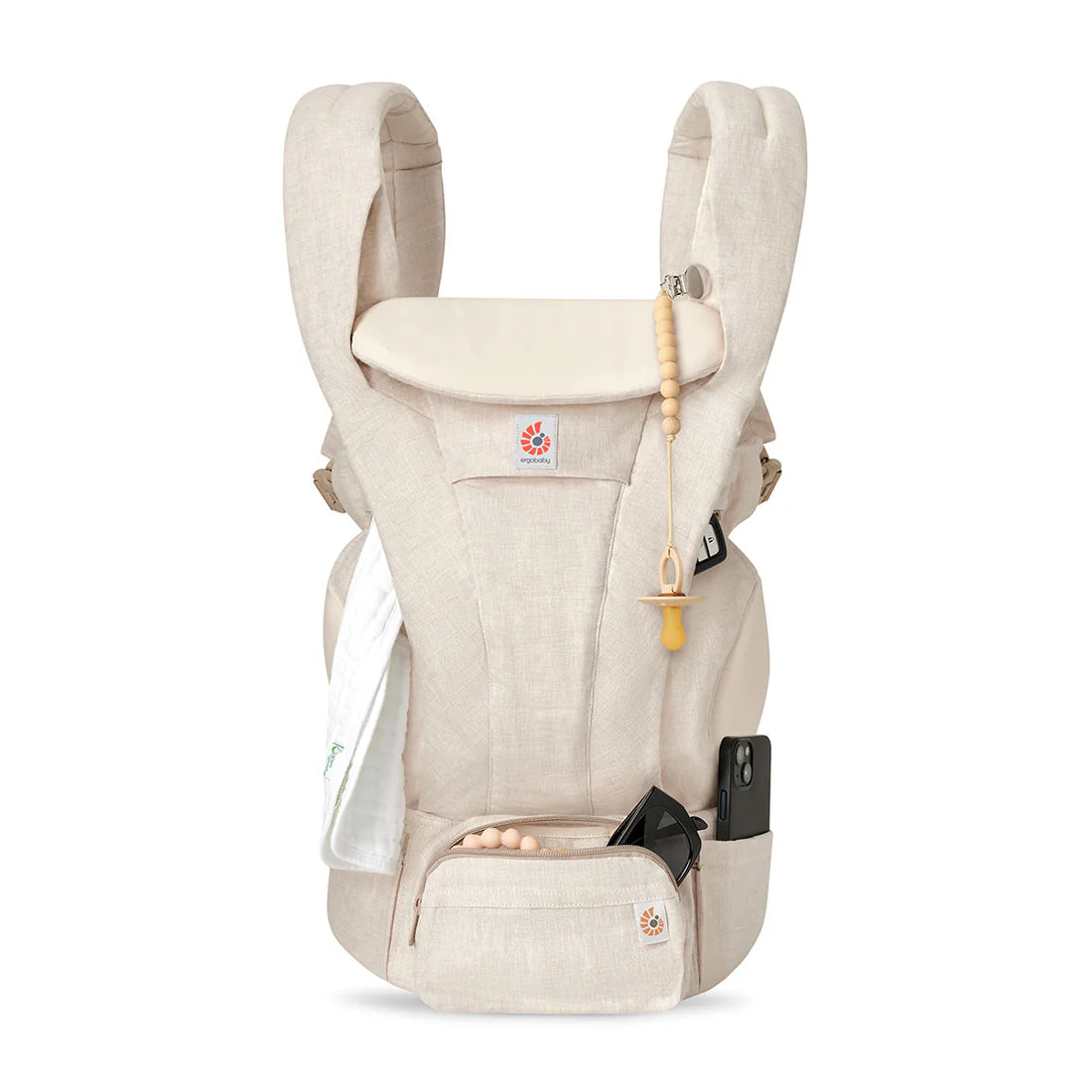 Ergobaby Omni Deluxe Bæresele Lin Naturlig