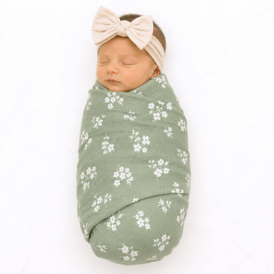 Baby Bliss Swaddle Musselinteppe Blooming Daisy