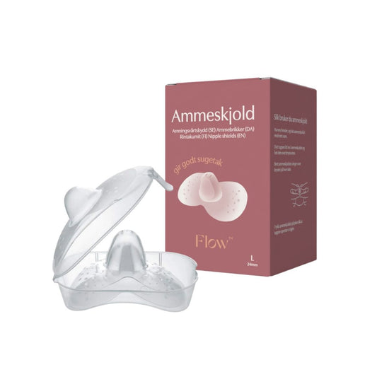 Flow Ammeskjold i Silikon 2pk