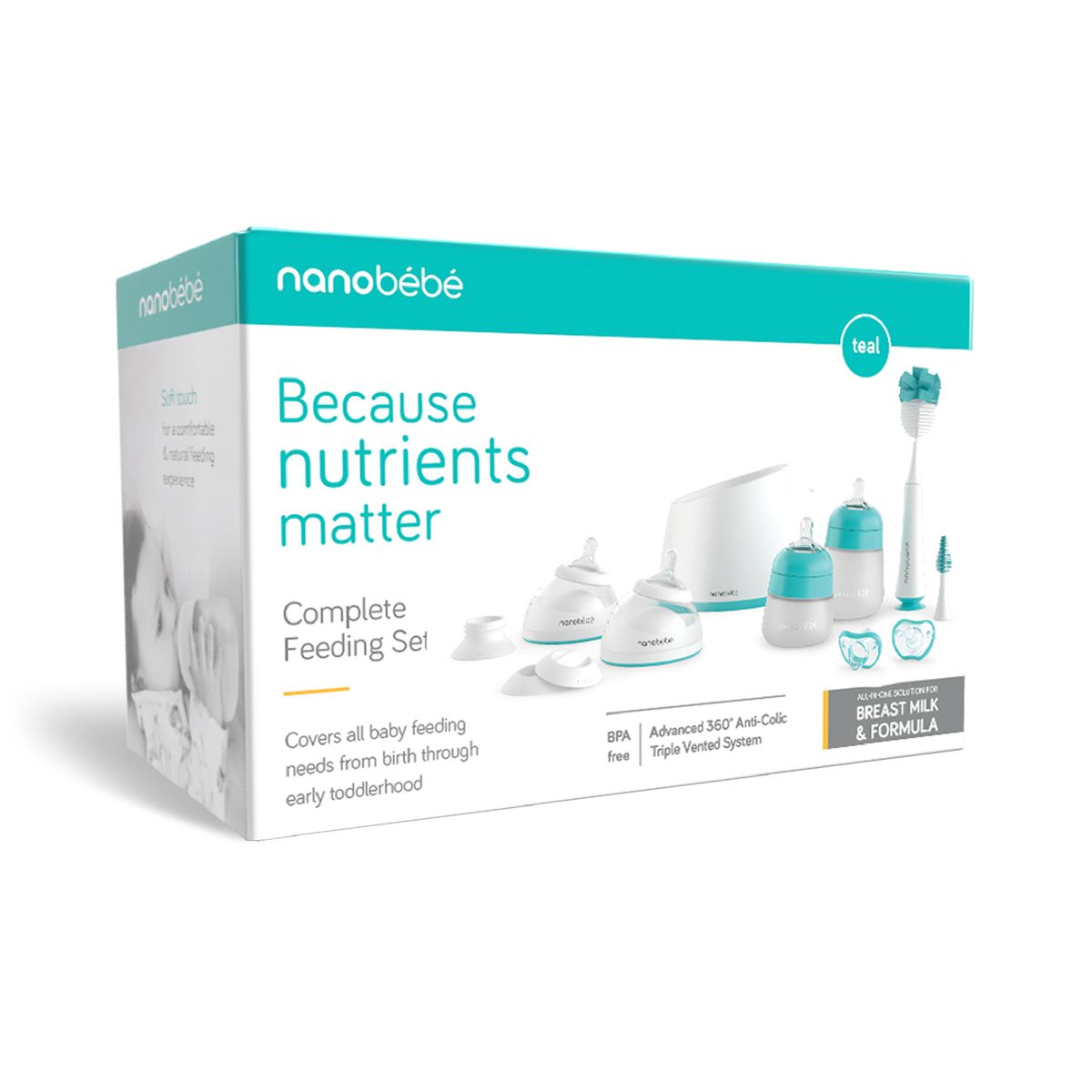 Nanobébé Startpakke for mating av baby