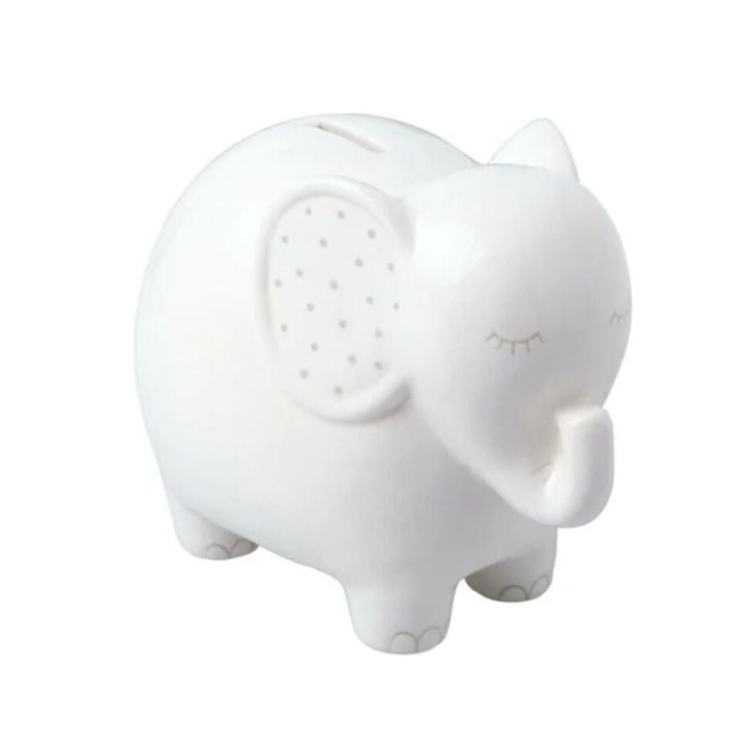 Pearhead Sparegris i Keramikk - Hvit Elefant