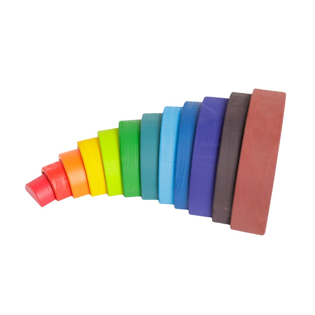 Kidera Stor Regnbue i Tre - Omvente Regnbue farger