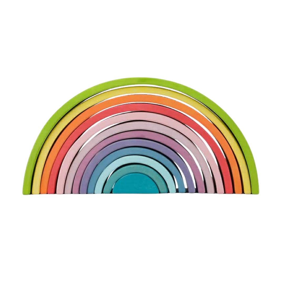 Kidera Stor Regnbue i Tre - Pastell
