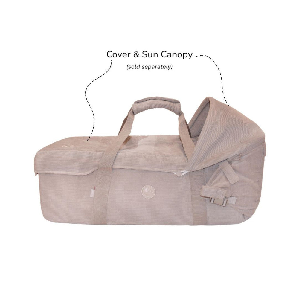 Easygrow Favn 2 Babynest med Kalesje Sand Brown