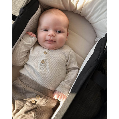Easygrow Favn 2 Babynest med Kalesje Sand Brown