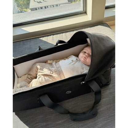 Easygrow Favn 2 Babynest med Kalesje Sand Brown
