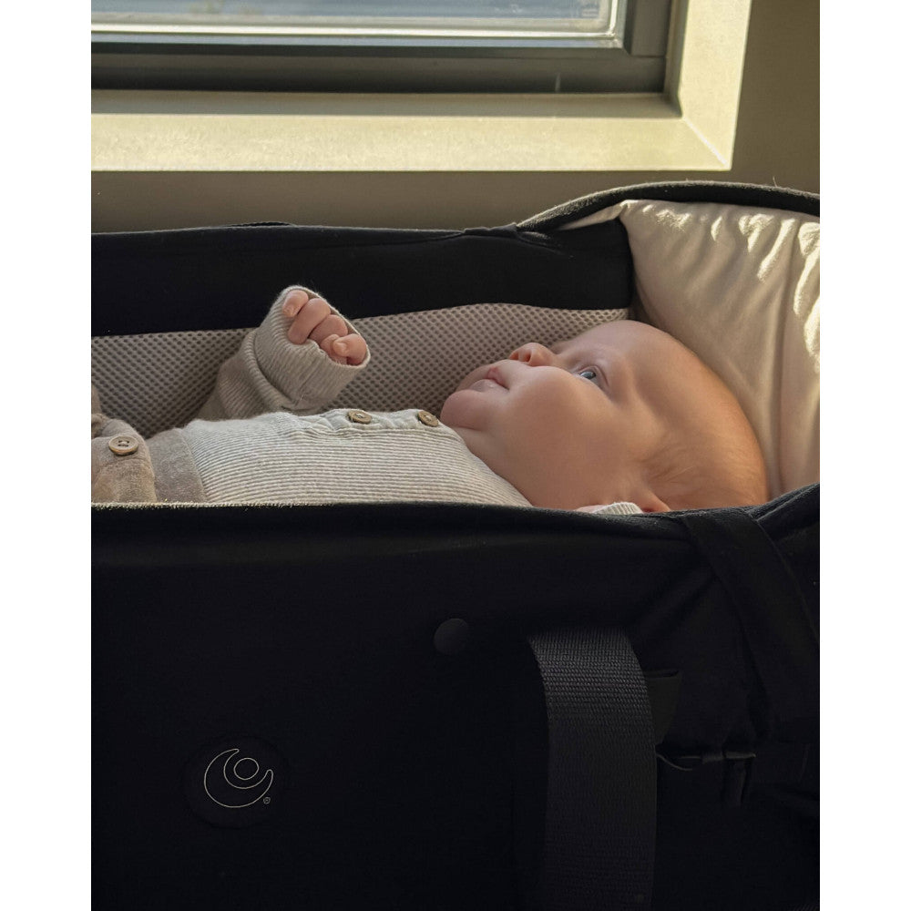 Easygrow Favn 2 Babynest med Kalesje Sand Brown